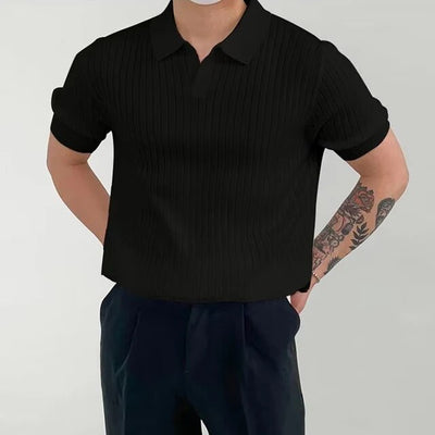 Herren-Poloshirt aus Strick