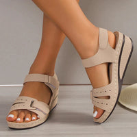 Sophie | Damen Elegante Orthopädische Sandalen Komfort Sommer Aktiv in Beige