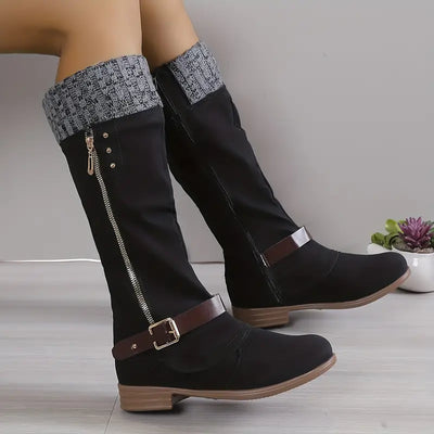 FIONNA - Stylische Damenstiefel in bezaubernden Unifarben