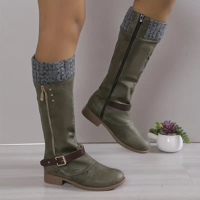 FIONNA - Stylische Damenstiefel in bezaubernden Unifarben