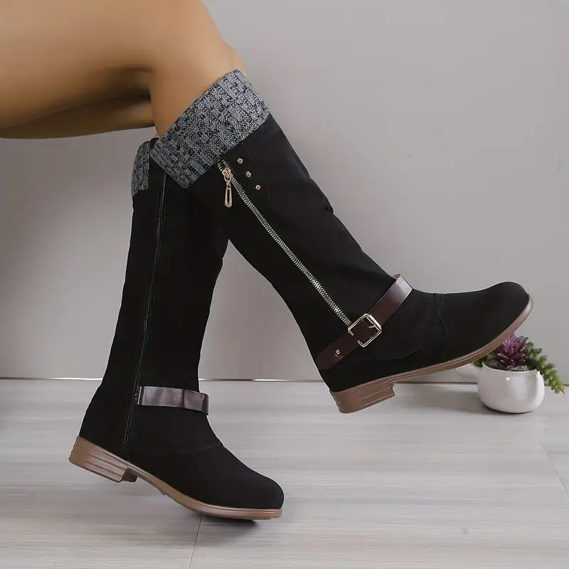 FIONNA - Stylische Damenstiefel in bezaubernden Unifarben
