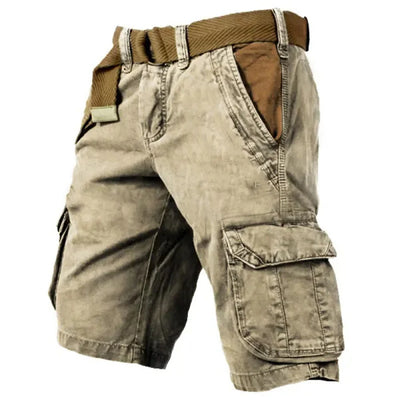 Roland | Herren Cargo Shorts aus Baumwolle mit Praktischen Cargotaschen