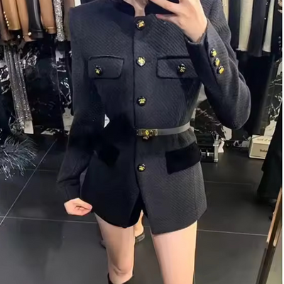 Sofia – Luxuriöser Blazer mit Gürtel