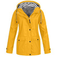Merlia - Wasserdichte Jacke für Damen in Gelb