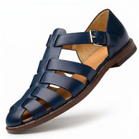 Emil | Premium Herren-Sandalen im Gladiator-Stil in Marineblau