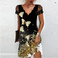 GlitterEve Kleid | Glitzerkleid in Schmetterling