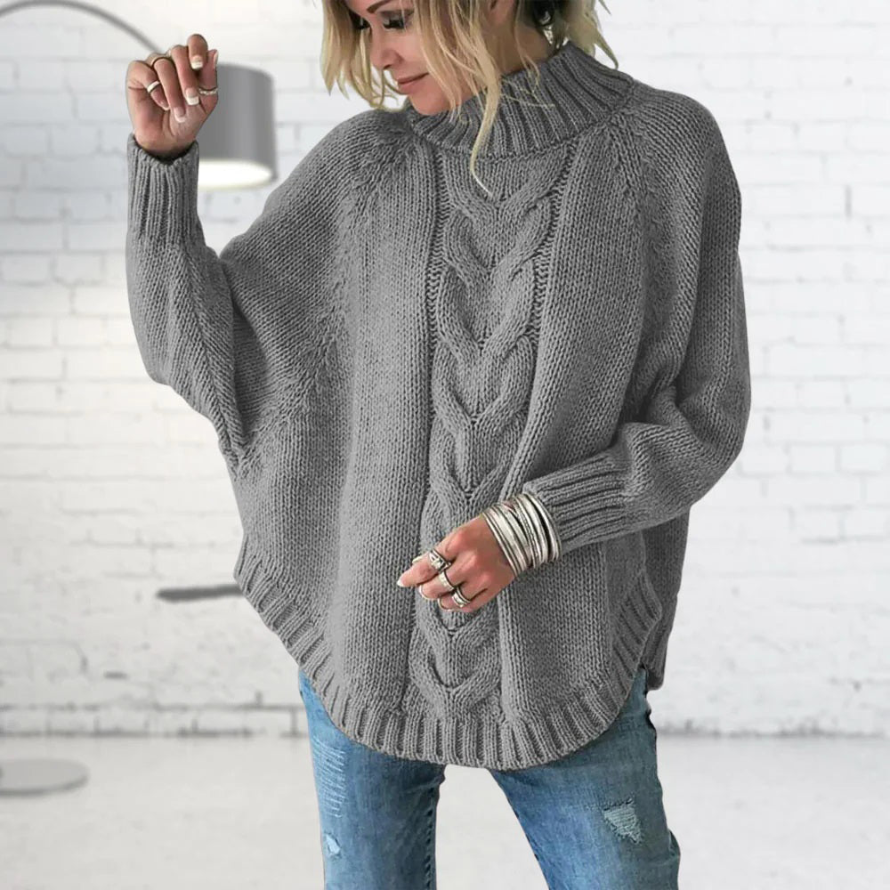 Eleganter Wollpullover Oversized für Damen | Ideal für den Winter