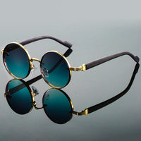 Aila | Premium Metall-Sonnenbrille mit Anti-Reflektion in Grün