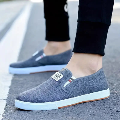 Herindo | Herren Slip-On Low Top Casual Schuhe, Non-Slip Walking Schuhe