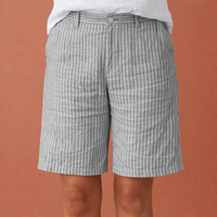 Bequeme Sommer-Shorts für Damen mit elastischer Passform | Carina in Grau