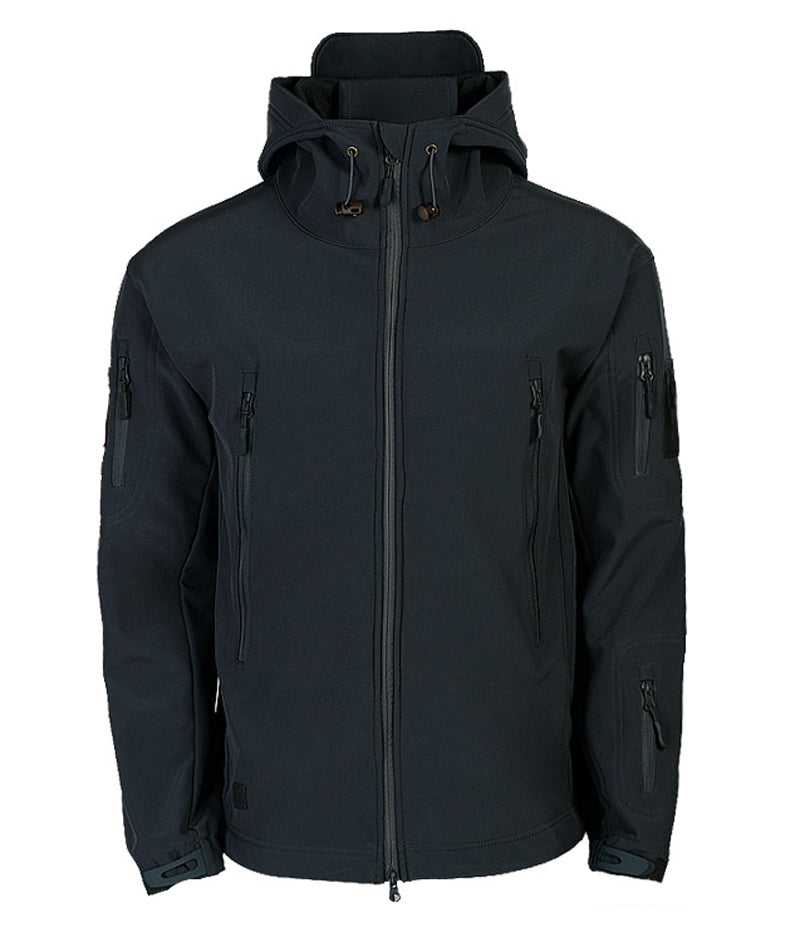 Herren Warme Dicke Softshelljacke mit Reißverschlüssen | Ideal für den Winter