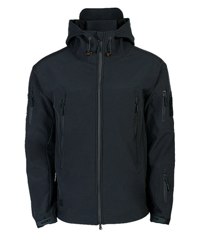 Herren Warme Dicke Softshelljacke mit Reißverschlüssen | Ideal für den Winter