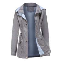 ZURY - Die winddichte und stylische Jacke in Grau