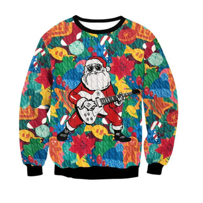 Renate - Warmer Pullover mit 3D Lustiger Feiertag Weihnachtsfeier Bedruckt für Männer und Frauen