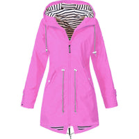 Fleur | Damen-Hoodie-Jacke mit Kordelzug in Rosa