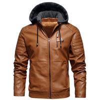 HERITAGE RACER - LEDERJACKE in Braun