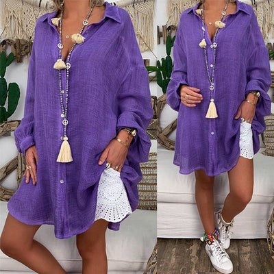 Aura® | Übergroße Hemdbluse Damen