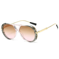 Liva | Stilvolle Sonnenbrille mit UV-Schutz in Rosa / Grau