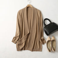 Cartigan Pullover Für Frauen- BRI in Camel