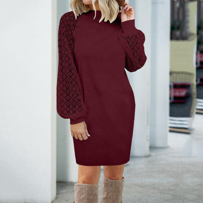 Stilvoller Damenpullover mit Puffärmeln für Damen | Ideal für den Winter
