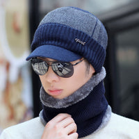 Skullies | Mütze mit Nacken- und Halsschutz für Herbst und Winter in Skullie 4 – Blau