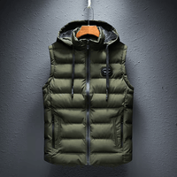 GRIFFINE – Ärmelose Outdoor-Jacke in Grün