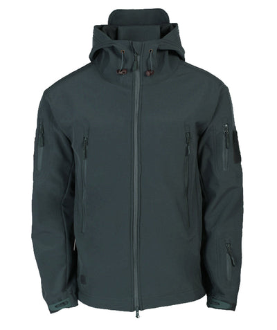 Herren Warme Dicke Softshelljacke mit Reißverschlüssen | Ideal für den Winter
