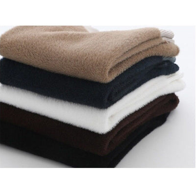 Lässiger warmer Strickpullover mit Plüschfutter für Damen | Ideal für den Winter