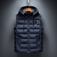 GRIFFINE – Ärmelose Outdoor-Jacke in Blau