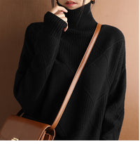 Dicker Pullover für Frauen - NALI in Schwarz
