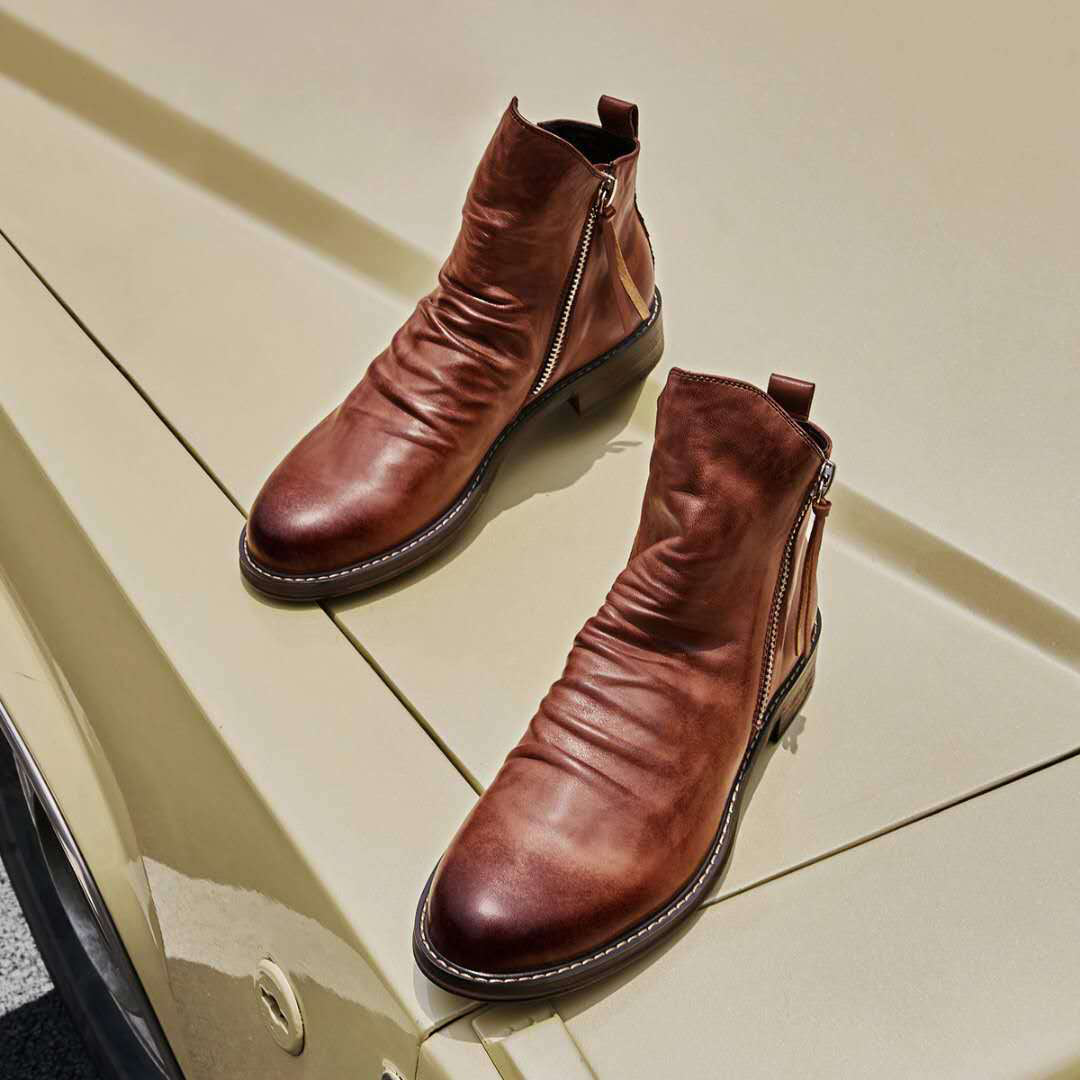 Haylom | Elegante Stiefel mit Reißverschluss