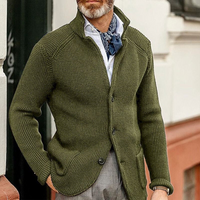 Beck™ - Zeitloser Strickcardigan in Grün
