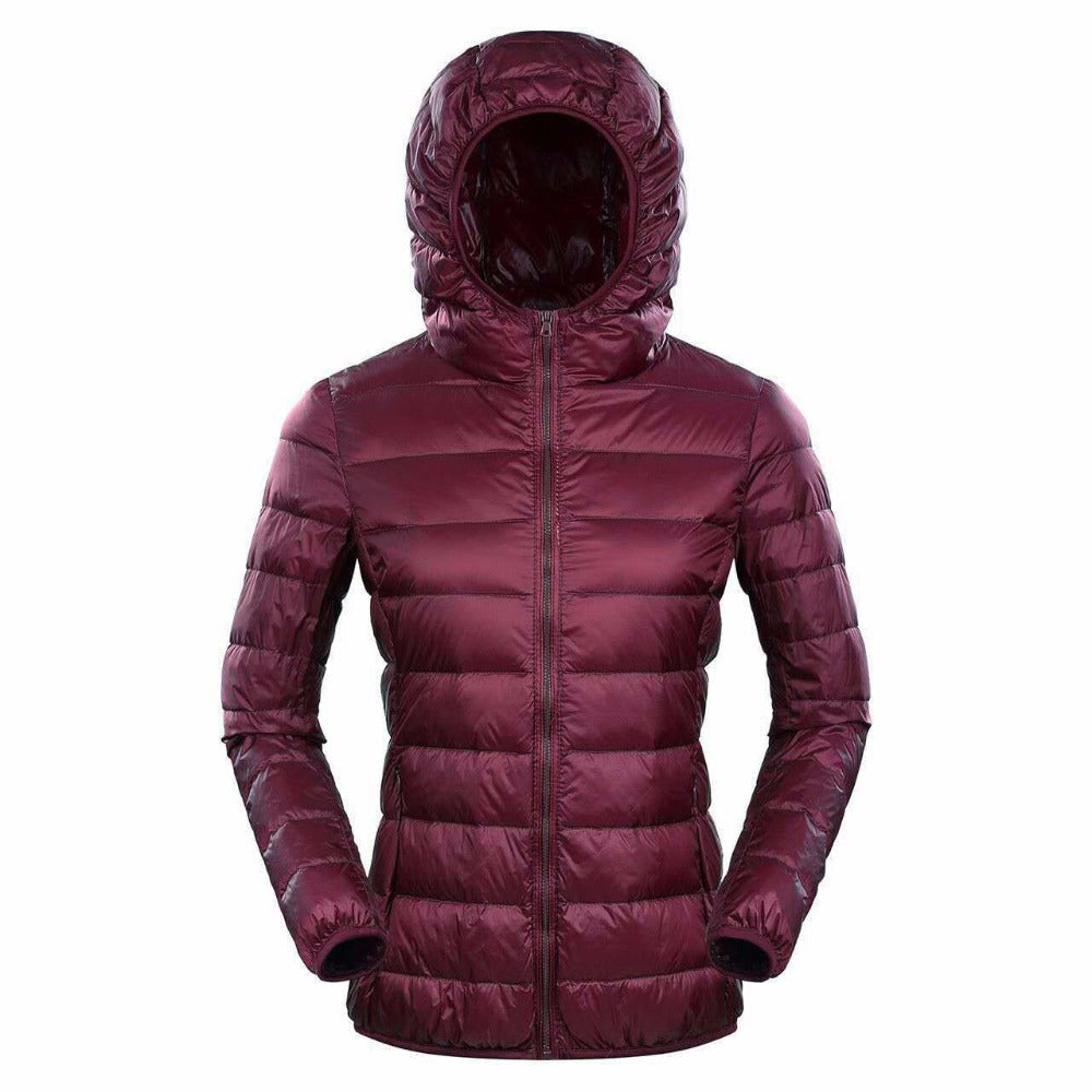 Tuana - Ultraleichte Daunen-Winterjacke mit Kapuze für Frauen