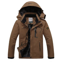 WIND-UND WASSERDICHTE JACKE - UNCO in Kaffee