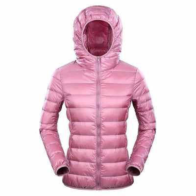 Tuana - Ultraleichte Daunen-Winterjacke mit Kapuze für Frauen