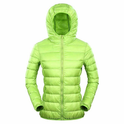 Tuana - Ultraleichte Daunen-Winterjacke mit Kapuze für Frauen
