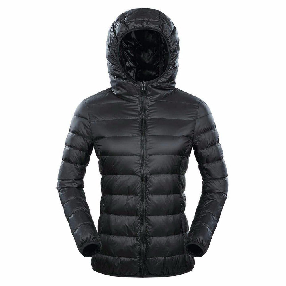 Tuana - Ultraleichte Daunen-Winterjacke mit Kapuze für Frauen