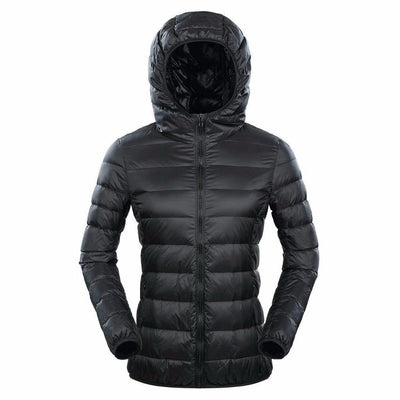 Tuana - Ultraleichte Daunen-Winterjacke mit Kapuze für Frauen