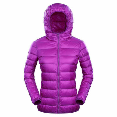 Tuana - Ultraleichte Daunen-Winterjacke mit Kapuze für Frauen