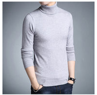 Herren-Rollkragenpullover - KORELIN in Grau