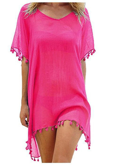 Maria | Chiffon Strandkleid Elegantes Beach Cover Up