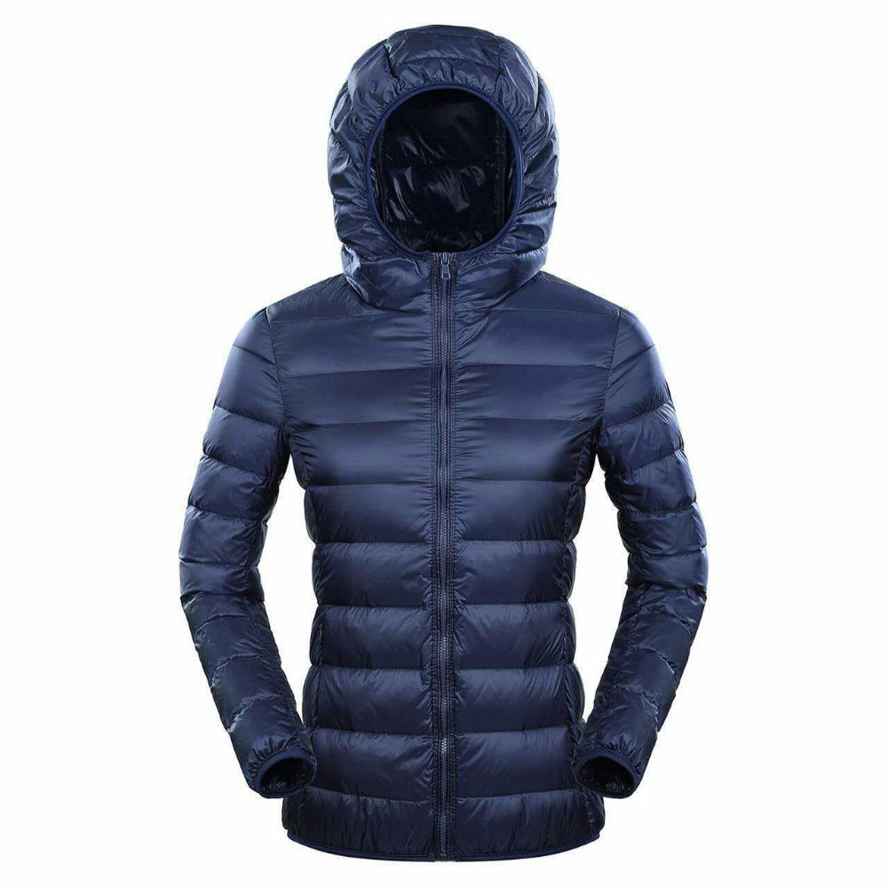 Tuana - Ultraleichte Daunen-Winterjacke mit Kapuze für Frauen