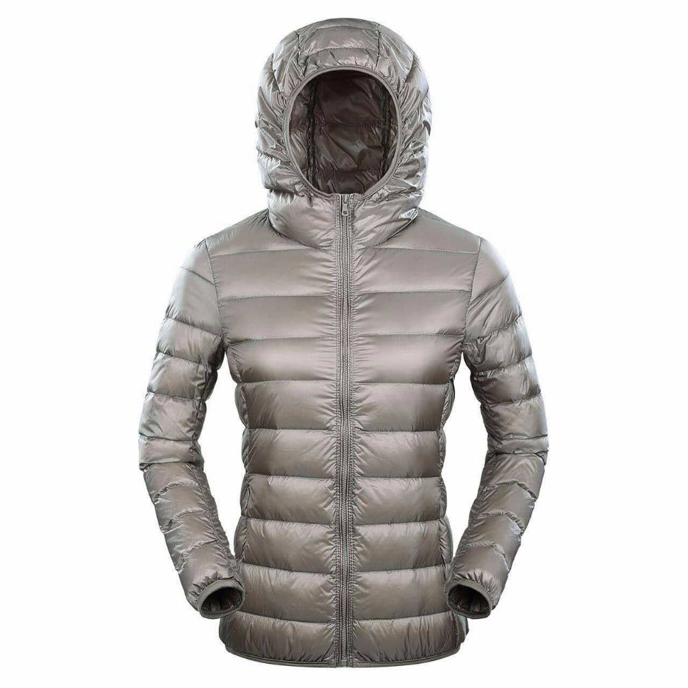 Tuana - Ultraleichte Daunen-Winterjacke mit Kapuze für Frauen