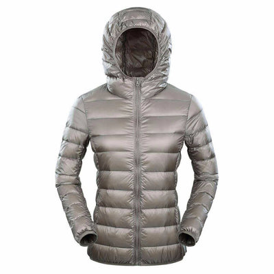 Tuana - Ultraleichte Daunen-Winterjacke mit Kapuze für Frauen