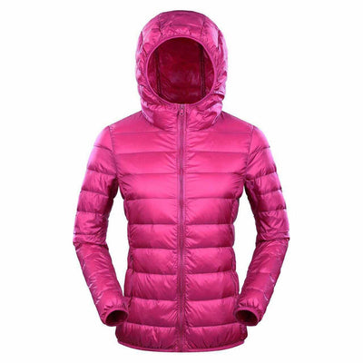 Tuana - Ultraleichte Daunen-Winterjacke mit Kapuze für Frauen