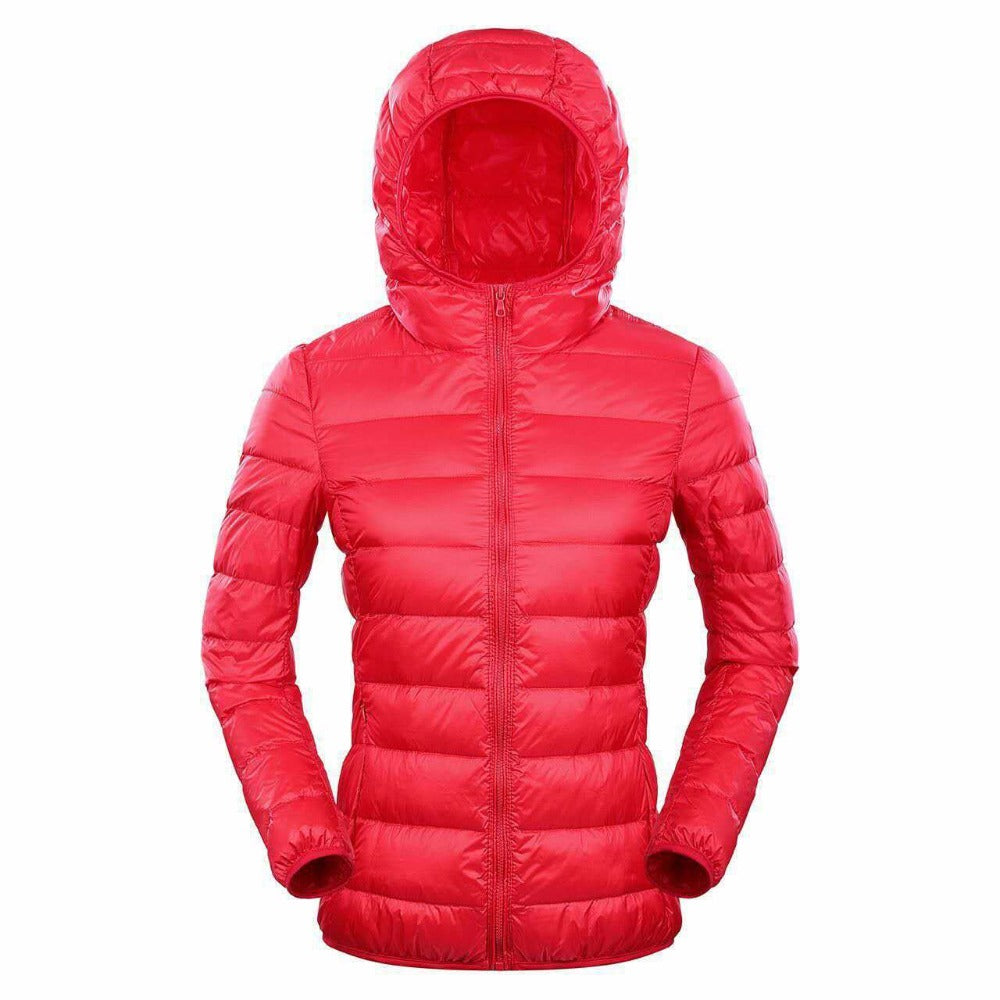 Tuana - Ultraleichte Daunen-Winterjacke mit Kapuze für Frauen