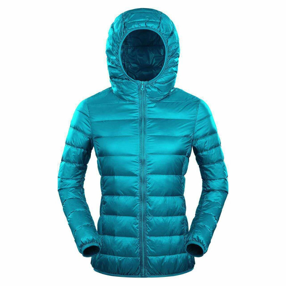 Tuana - Ultraleichte Daunen-Winterjacke mit Kapuze für Frauen