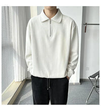 Hubert - Britischer Eleganz-Pullover für Herren in Weiß