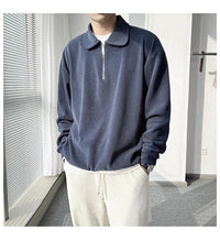 Hubert - Britischer Eleganz-Pullover für Herren in Blau