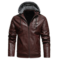 HERITAGE RACER - LEDERJACKE in Weinrot
